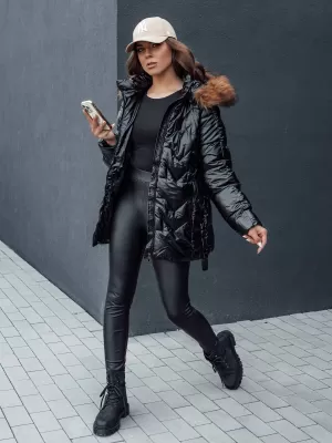 Női kabát DSTREET LANE FEKETE
