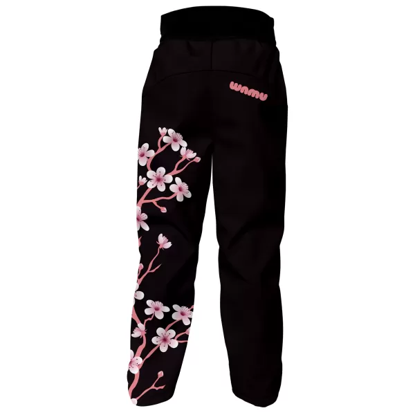  Gyermek softshell nadrág WAMU SAKURY LILA 