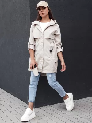 Női kabát DSTREET STYLE QUEEN TY4394 VILÁGOSSZÜRKE