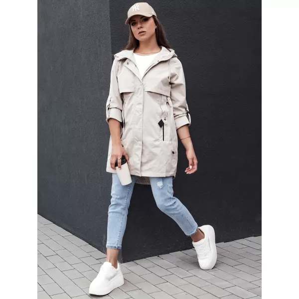  Női kabát DSTREET STYLE QUEEN TY4394 VILÁGOSSZÜRKE 