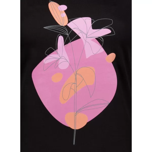  T -póló ALTISPORT ALW187122 FEKETE -PINK 