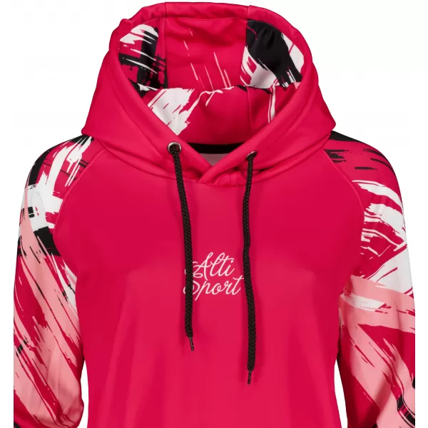  Prémium női funkcionális hosszabbított pulóver ALTISPORT VOJ/ALW039MI03 VIVA MAGENTA 