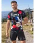 Férfi funkcionális kompressziós ing rövid ujjú prémium ALTISPORT VOJ/ALM036TR04 HEXA FEKETE