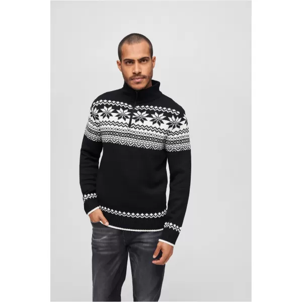  Férfi pulóver BRANDIT TROYER NORWEGER BD5029 FEKETE 