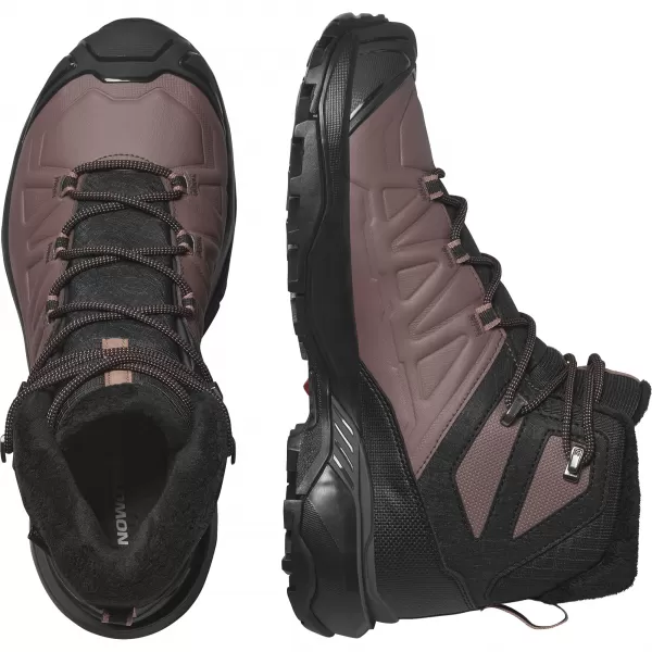  Női cipők SALOMON X ULTRA SNOWPILOT WP W L47585800 FEKETE/BORS/KONYAK 