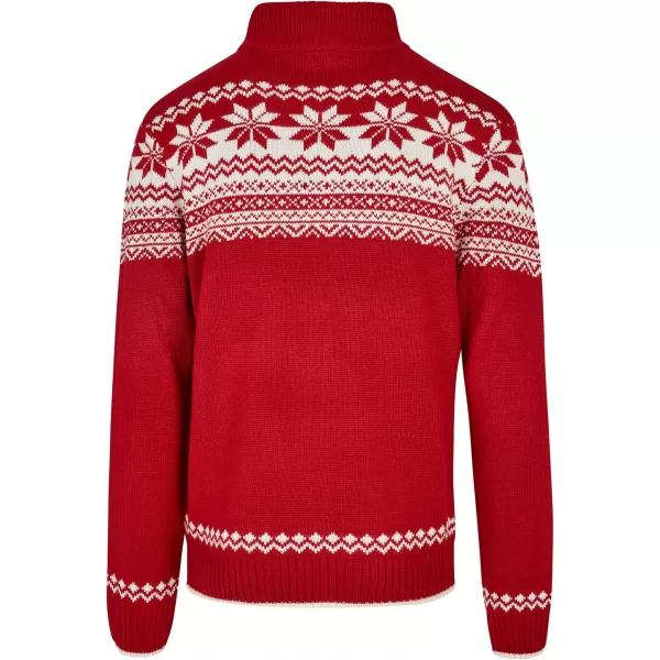  Férfi pulóver BRANDIT CARDIGAN NORWEGER BD5030 PIROS 