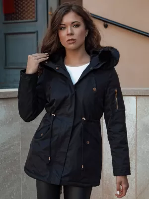 Női kabát DSTREET ERISS FEKETE