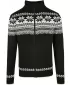 Férfi pulóver BRANDIT CARDIGAN NORWEGER BD5030 FEKETE