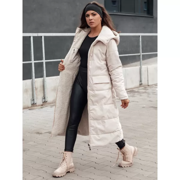  Télikabát DSTREET GLAMPUFF BÉZS 