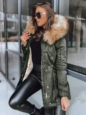 Női kabát DSTREET GARNET TY3945 ZÖLD