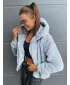 Női kabát DSTREET FRESCO TY2972 VILÁGOSSZÜRKE
