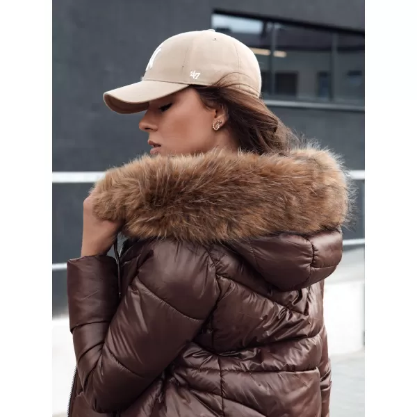  Női kabát DSTREET WINTERCHIC KARAMELLA 