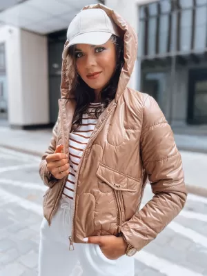 Női kabát DSTREET LILYWOOL TY3714 ARANYSÁRGA