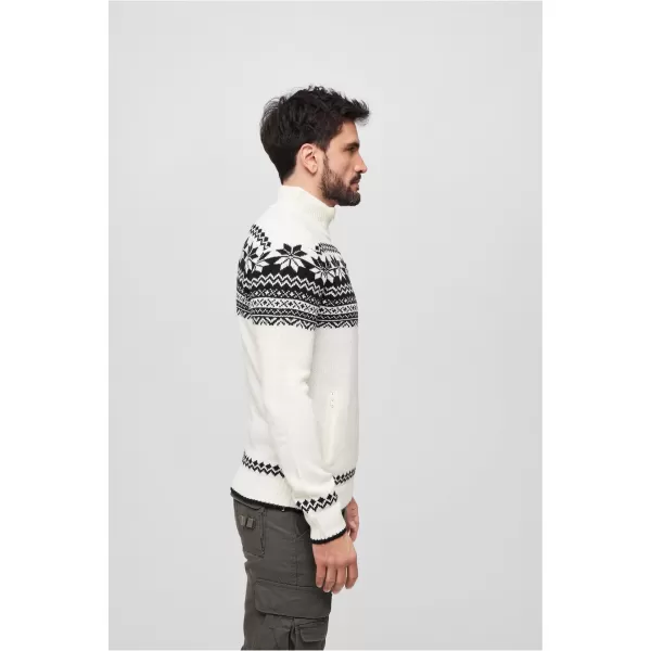  Férfi pulóver BRANDIT CARDIGAN NORWEGER BD5030 FEHÉR 