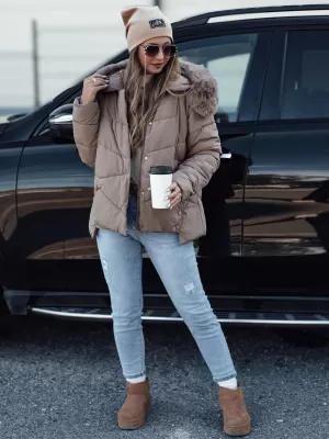 Női kabát DSTREET FIXMIX BÉZS