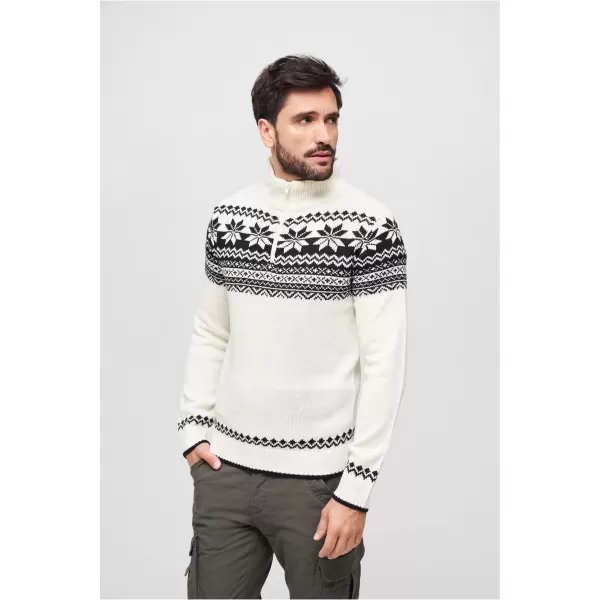  Férfi pulóver BRANDIT TROYER NORWEGER BD5029 FEHÉR 