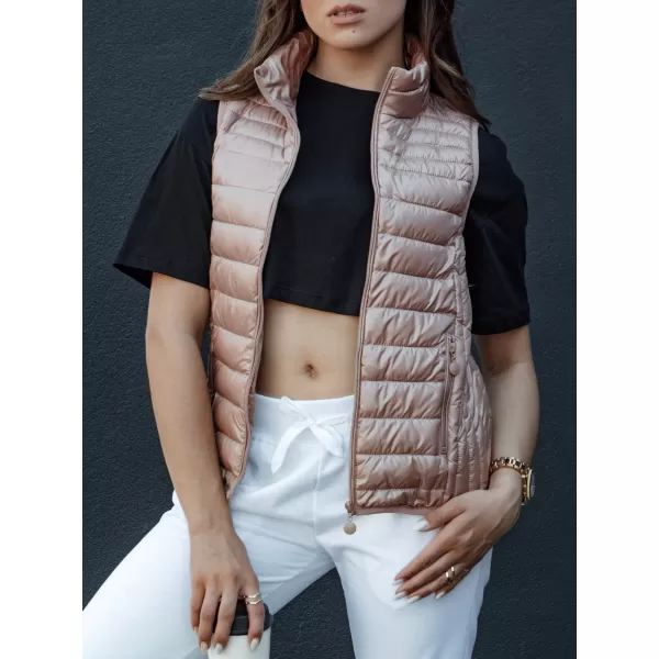  Mellény DSTREET STYLISHZ TY4449 RÓZSASZÍN 