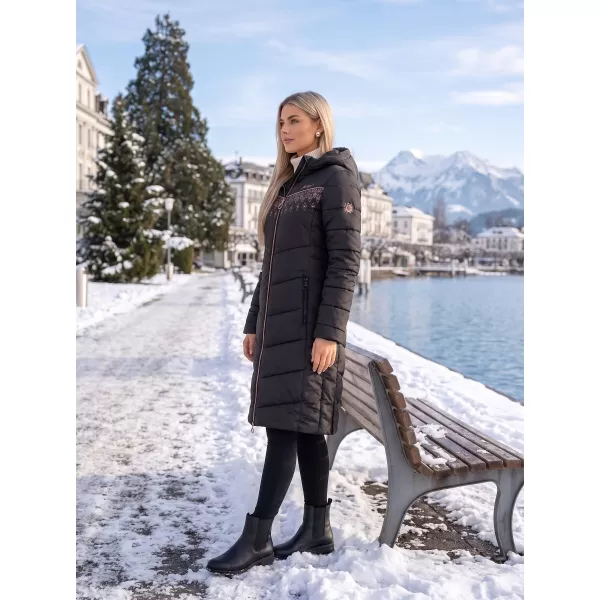  Női kabát ALTISPORT DONNA FEKETE 