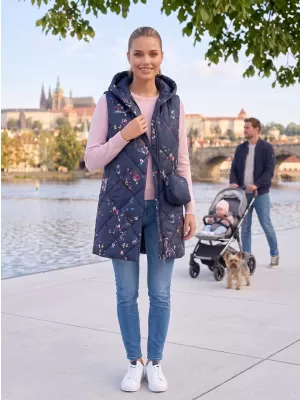 Női mellény ALTISPORT DANIELA SÖTÉTKÉK