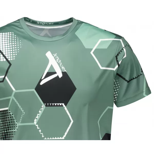  Férfi funkcionális prémium póló ALTISPORT VOJ/ALM037TR01 KHAKI/KATONAI 