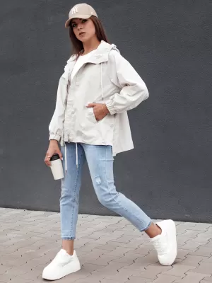 Női kabát DSTREET GLAMOUR PARK FEHÉR