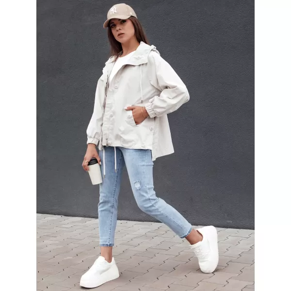  Női kabát DSTREET GLAMOUR PARK FEHÉR 