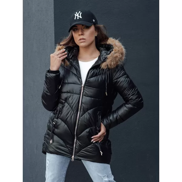  Női kabát DSTREET WINTERCHIC FEKETE 