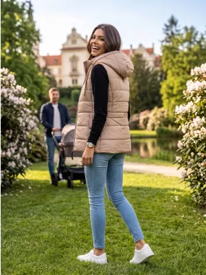 Női mellény ALTISPORT DAILA BÉZS