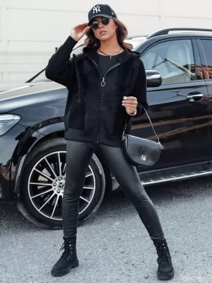 Női kabát DSTREET KATHERINE FEKETE