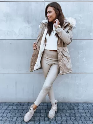 Női kabát DSTREET VIXEN TY3873 BÉZS
