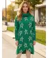 Női pulóver KIXMI TONYA ZÖLD