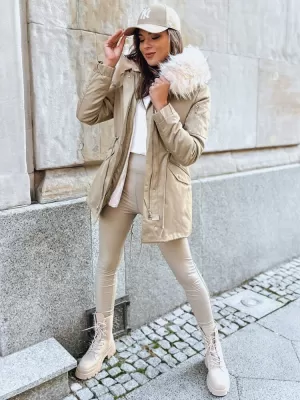 Női kabát DSTREET GARNET TY3946 BÉZS