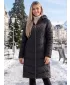 Női kabát ALTISPORT DONNA FEKETE