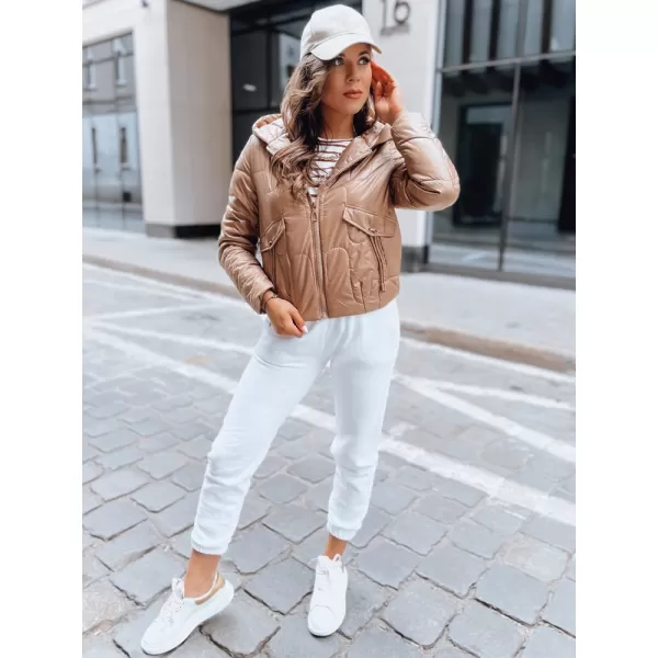  Női kabát DSTREET LILYWOOL TY3714 ARANYSÁRGA 