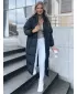 Kabát DSTREET COZYSEASON FEKETE