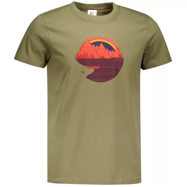  Férfi póló ALTISPORT ALM186129 KHAKI 