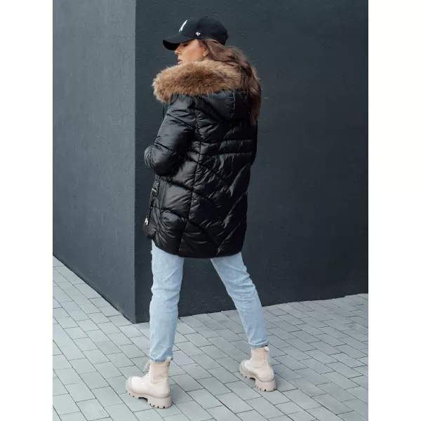  Női kabát DSTREET WINTERCHIC FEKETE 