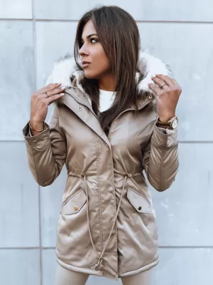 Női kabát DSTREET VIXEN TY3873 BÉZS