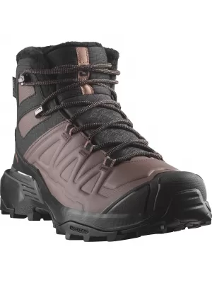 Női cipők SALOMON X ULTRA SNOWPILOT WP W L47585800 FEKETE/BORS/KONYAK