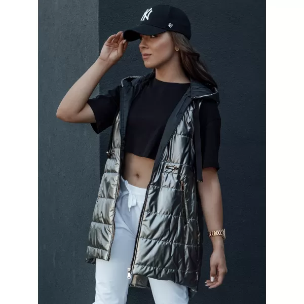  Mellény DSTREET PIXIECODE TY4437 SÖTÉTSZÜRKE 