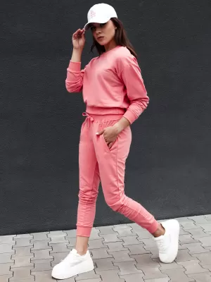 Női pulóver DSTREET CASUALVIBE PIROS