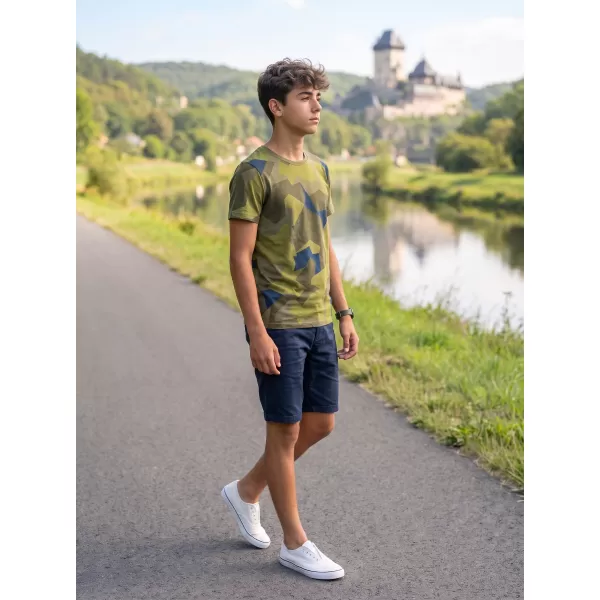  T -póló BRANDIT T BD6017 SVÉD CAMO 