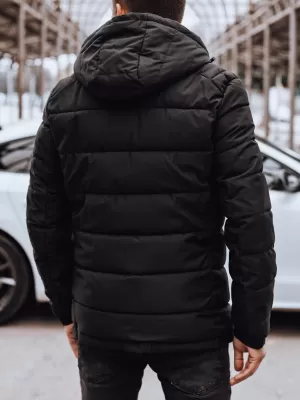 Férfi téli kabát DSTREET FEKETE