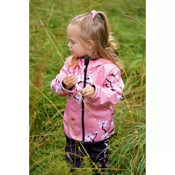  Gyermek softshell nadrág WAMU SAKURY LILA 