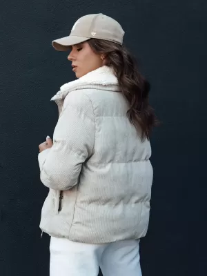 Női kabát DSTREET TRENDYGLAM TY4358 BÉZS