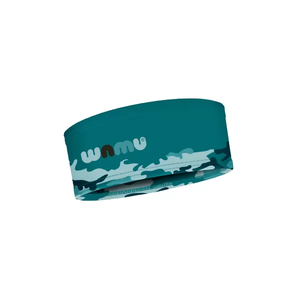  Gyermek sport fejpánt CAMOUFLAGE BLUE WAMU 