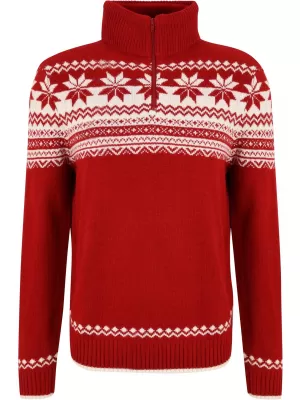 Férfi pulóver BRANDIT TROYER NORWEGER BD5029 PIROS