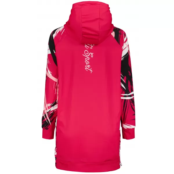  Prémium női funkcionális hosszabbított pulóver ALTISPORT VOJ/ALW039MI03 VIVA MAGENTA 