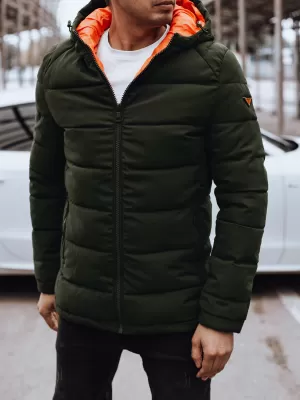 Férfi téli kabát DSTREET ZÖLD