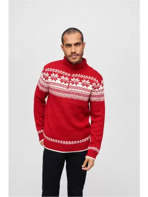 Férfi pulóver BRANDIT TROYER NORWEGER BD5029 PIROS